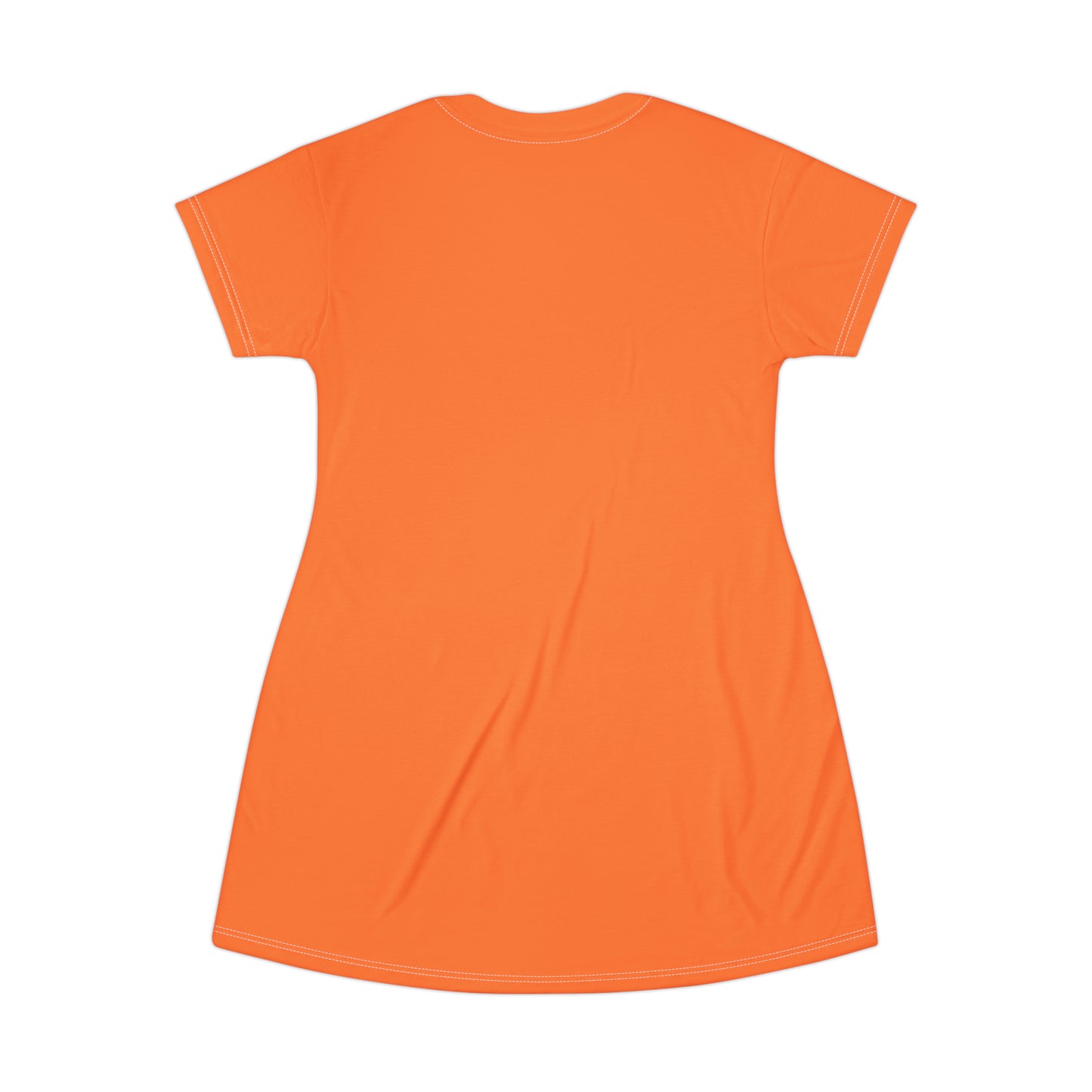 Good Witch T-Shirt Dress (AOP) orange