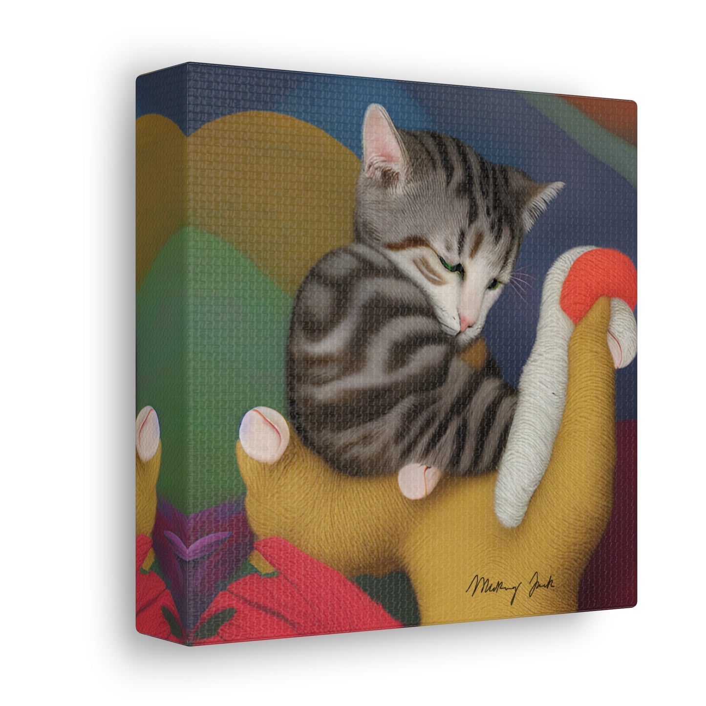 Sleeping Cat Canvas Gallery Wraps