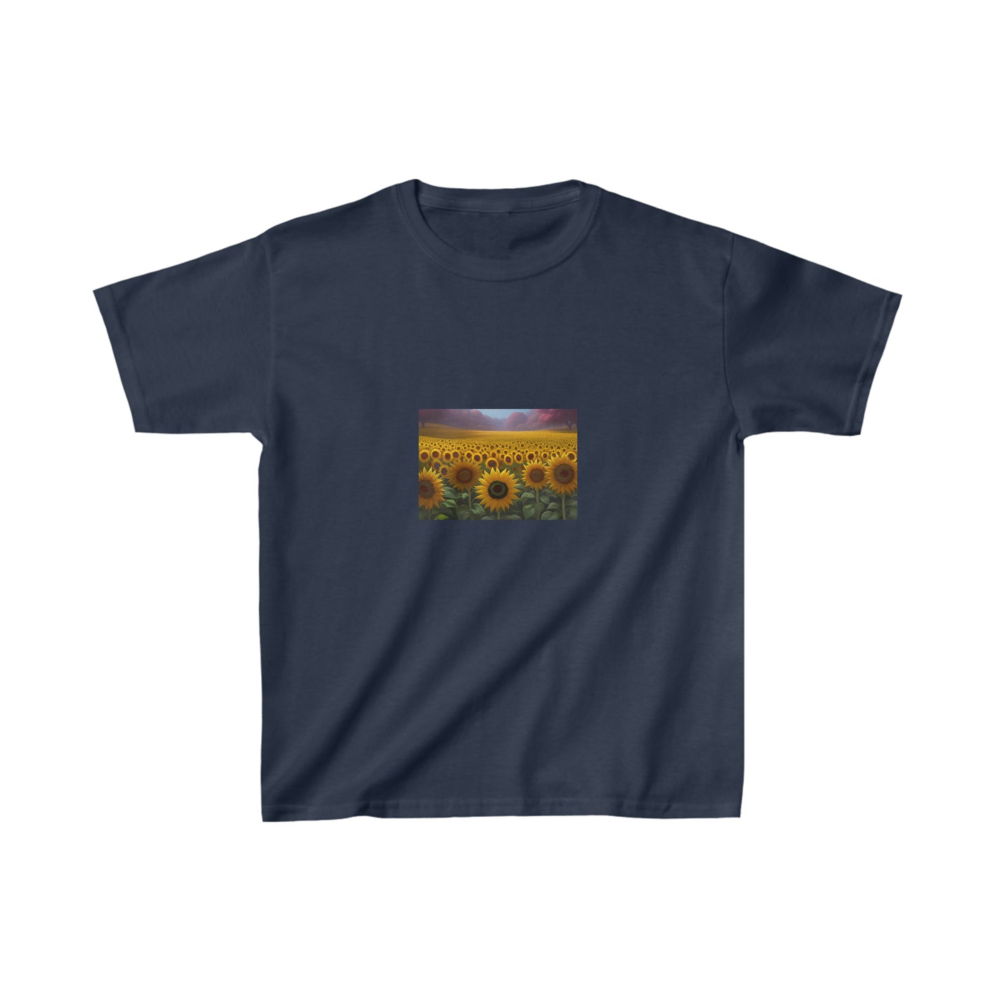 Sunflower field Kids Heavy Cotton™ Tee