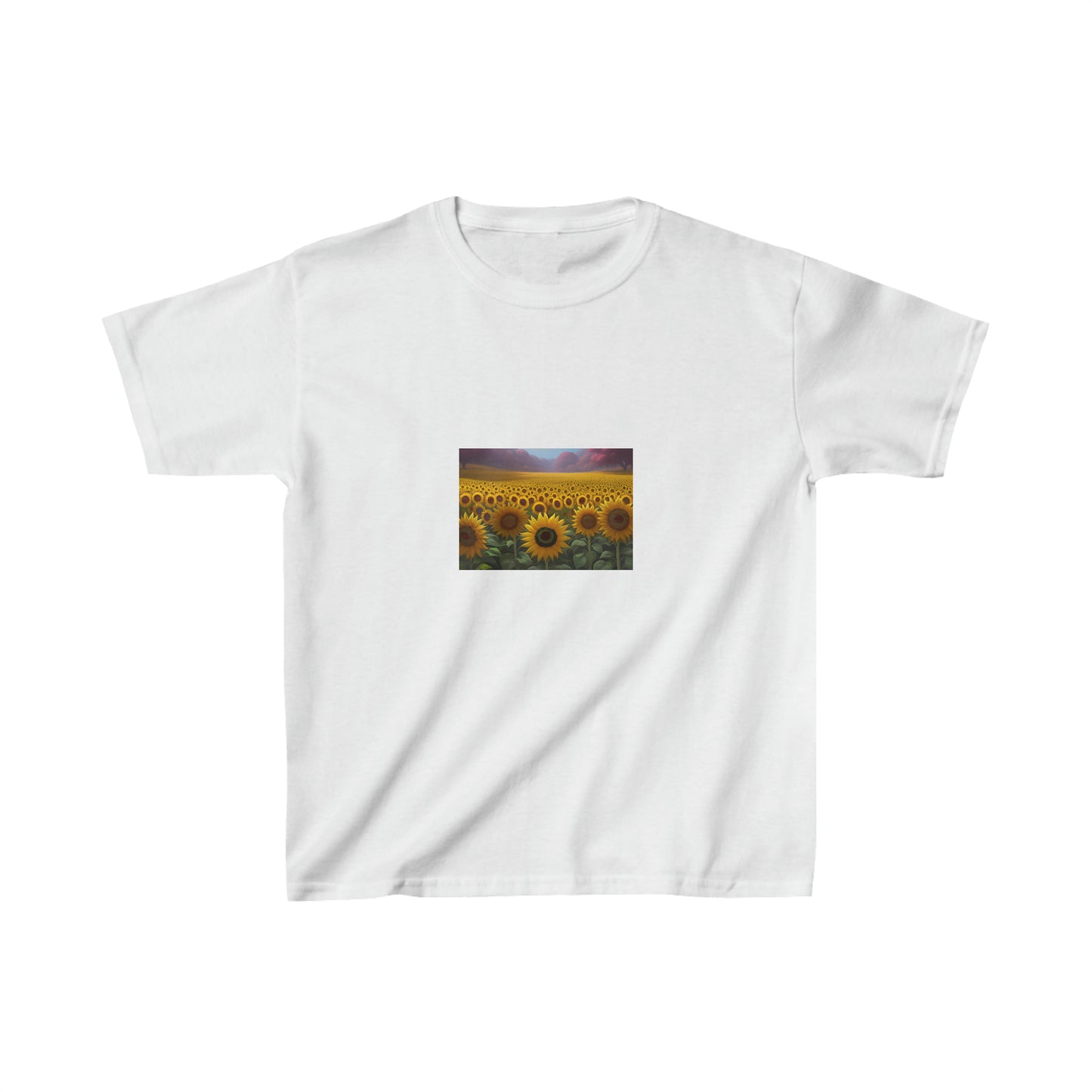 Sunflower field Kids Heavy Cotton™ Tee