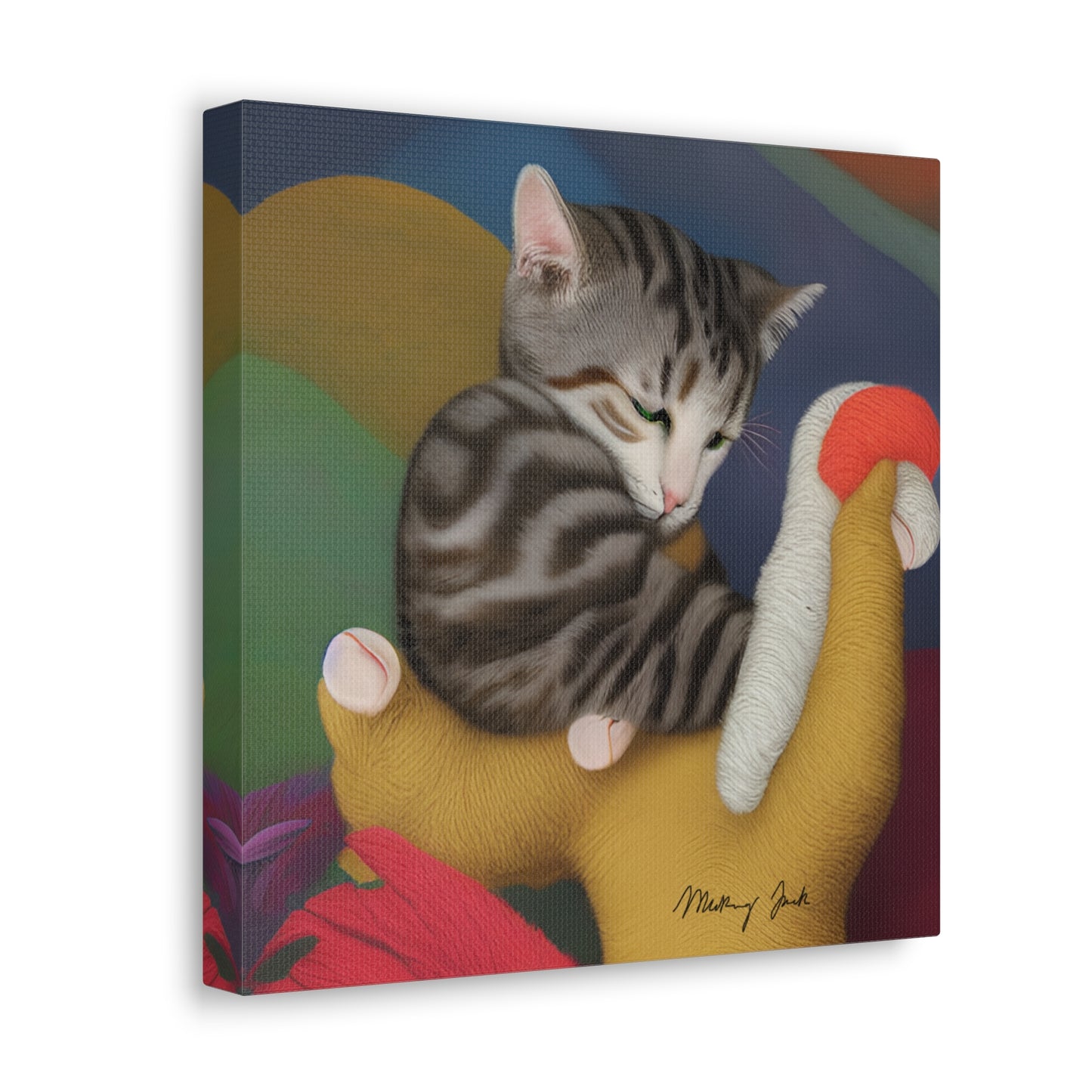 Sleeping Cat Canvas Gallery Wraps