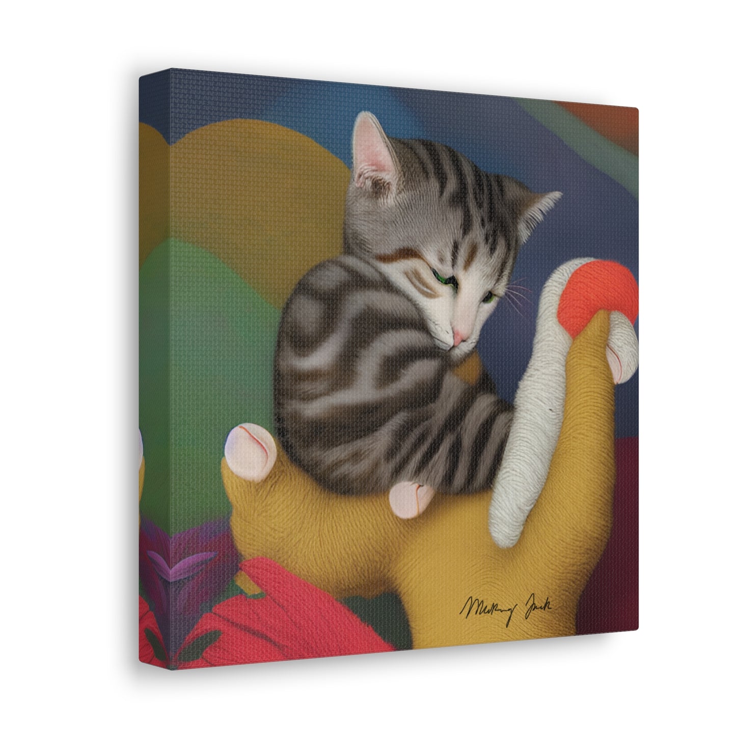 Sleeping Cat Canvas Gallery Wraps