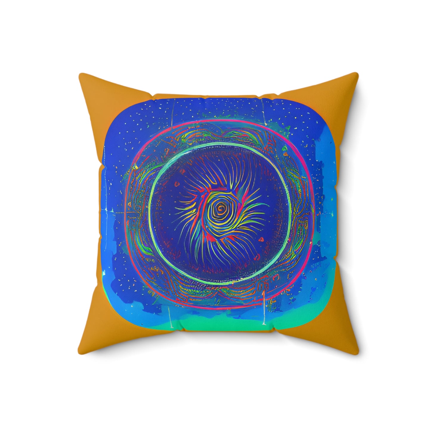 Galaxy Spun Polyester Square Pillow
