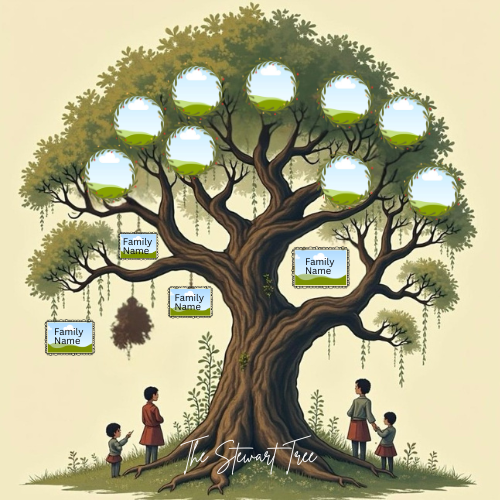 Family Tree Portrait Template 9 Pics