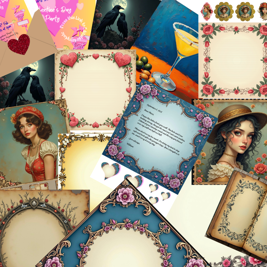 Digital Printables & Editable Templates