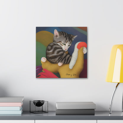 Sleeping Cat Canvas Gallery Wraps