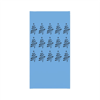 Christmas Tree Light Blue Midweight Neck Gaiter