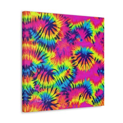 Neon Dandelions Canvas Gallery Wraps