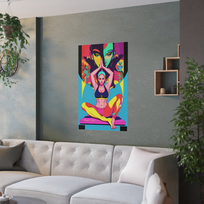 Yoga Future Satin Poster (210gsm)