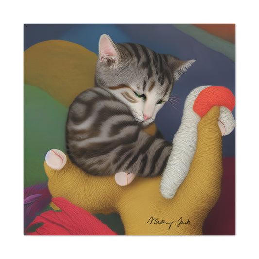 Sleeping Cat Canvas Gallery Wraps