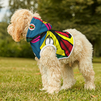 Pet Hoodie multi coloured design