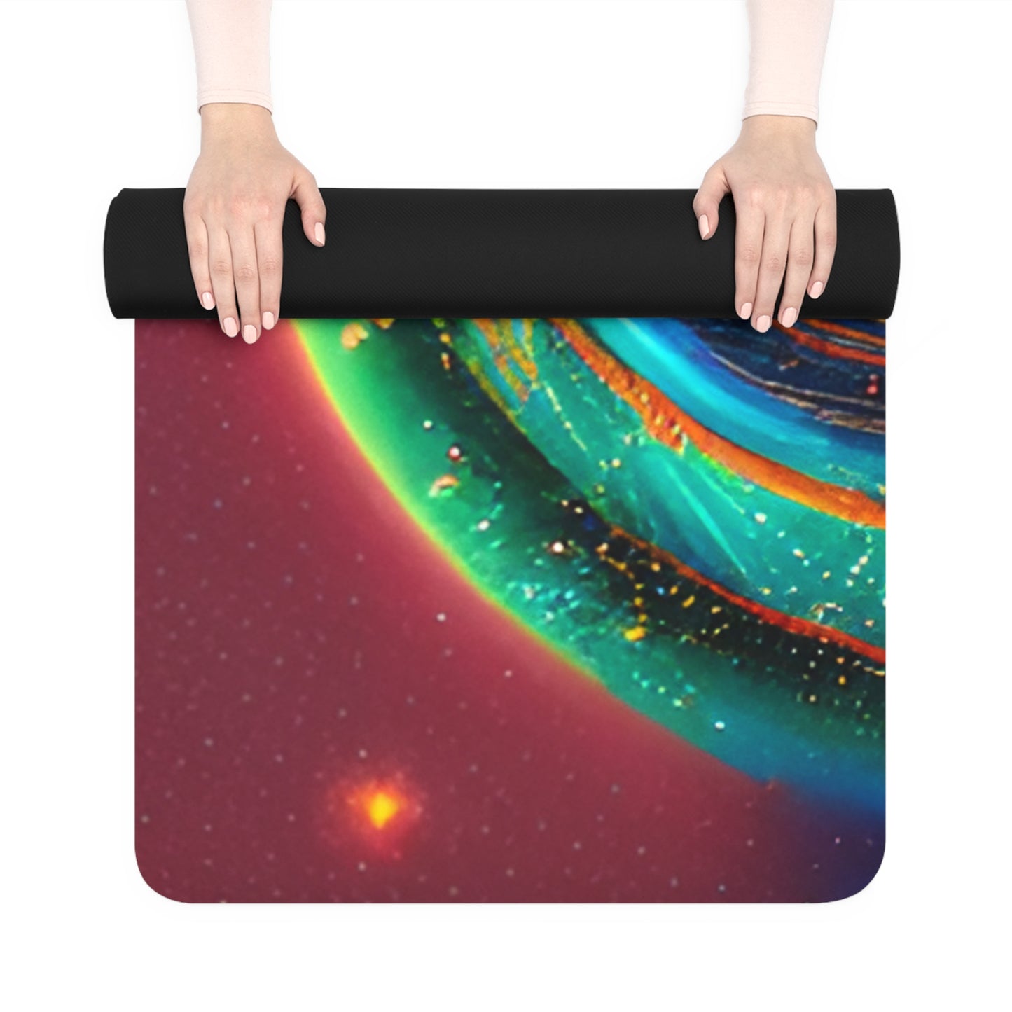 Rainbow Planet Rubber Yoga Mat