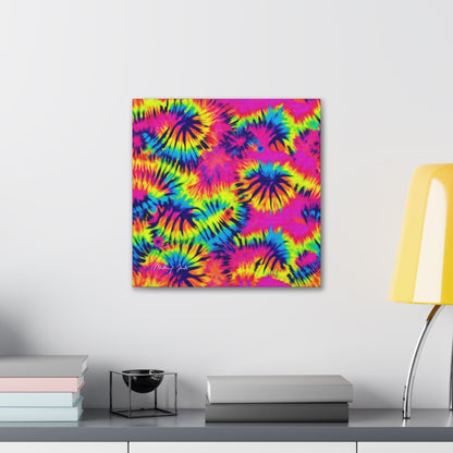 Neon Dandelions Canvas Gallery Wraps