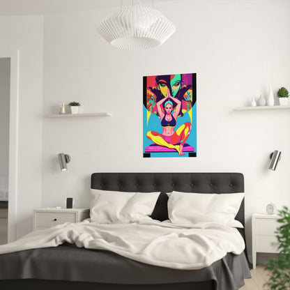 Yoga Future Satin Poster (210gsm)
