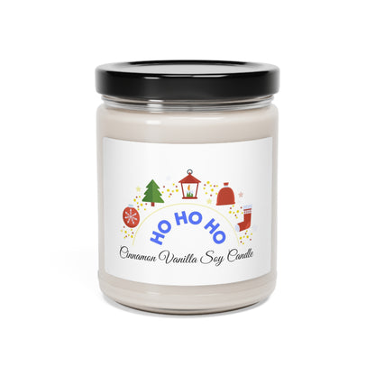 Cinnamon Vanilla Scented Soy Candle, 9oz