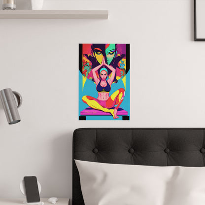 Yoga Future Satin Poster (210gsm)