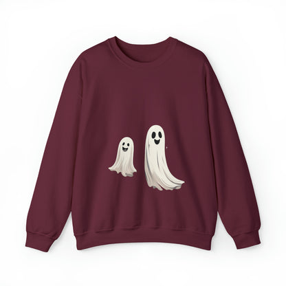 Halloween Playful Ghost Unisex Heavy Blend™ Crewneck Sweatshirt