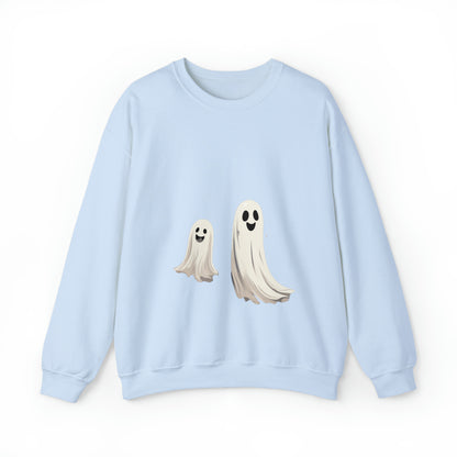 Halloween Playful Ghost Unisex Heavy Blend™ Crewneck Sweatshirt