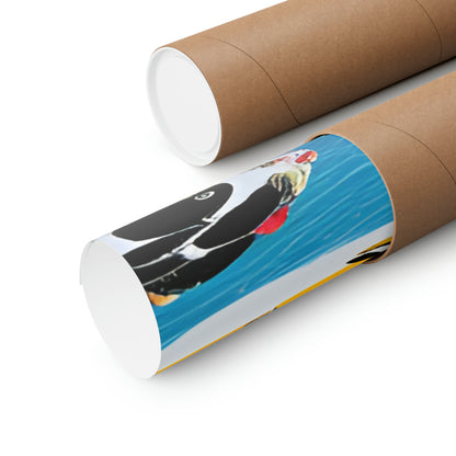 Penguin City Matte Vertical Posters