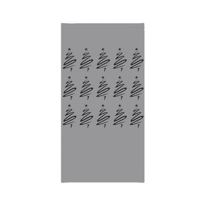 Christmas Tree Grey Midweight Neck Gaiter