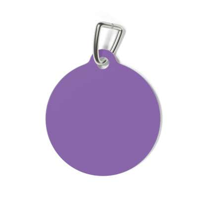 Guide Dog Pet Tag Light Purple