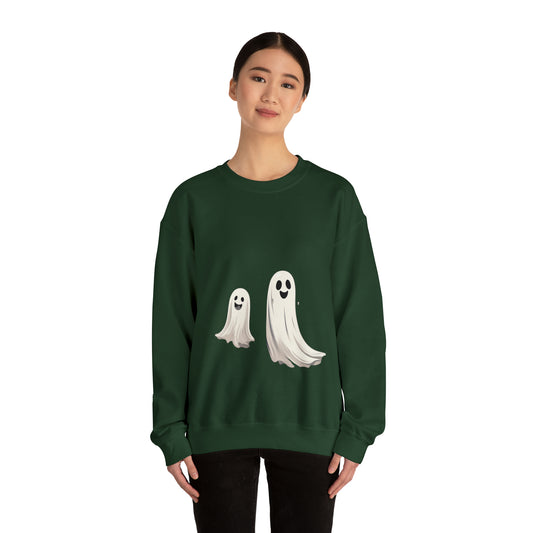 Halloween Playful Ghost Unisex Heavy Blend™ Crewneck Sweatshirt