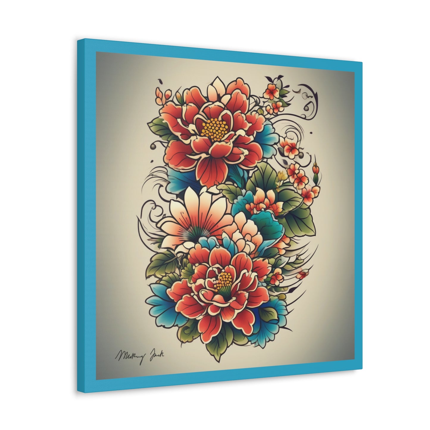 Floral Arrangement Canvas Gallery Wraps