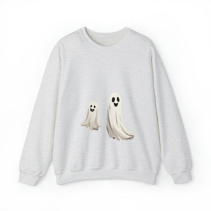 Halloween Playful Ghost Unisex Heavy Blend™ Crewneck Sweatshirt