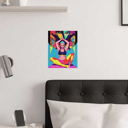 Yoga Future Satin Poster (210gsm)