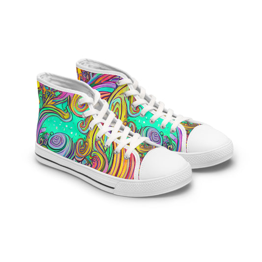 Women's Marble High Top Sneakers