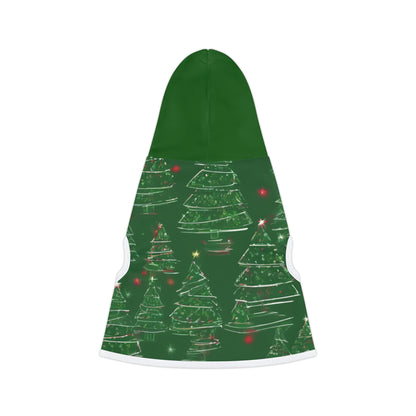 Christmas Tree Green Hood Pet Hoodie