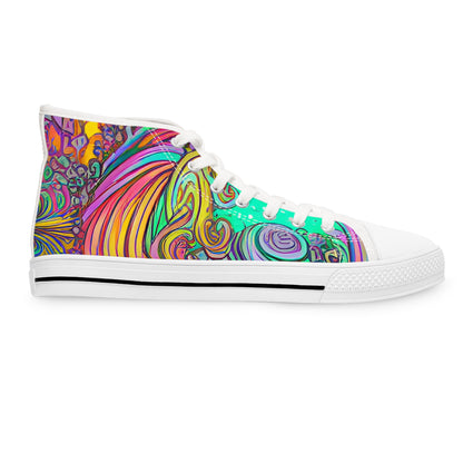 Women's Marble High Top Sneakers