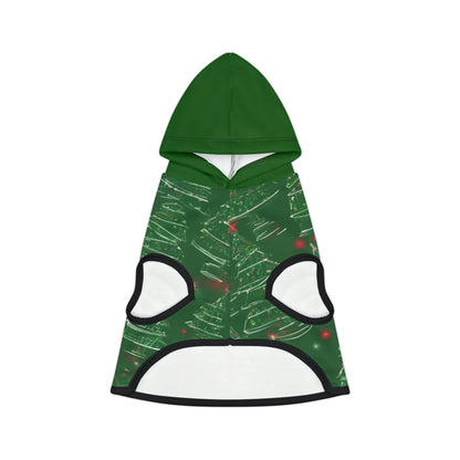 Christmas Tree Green Hood Pet Hoodie