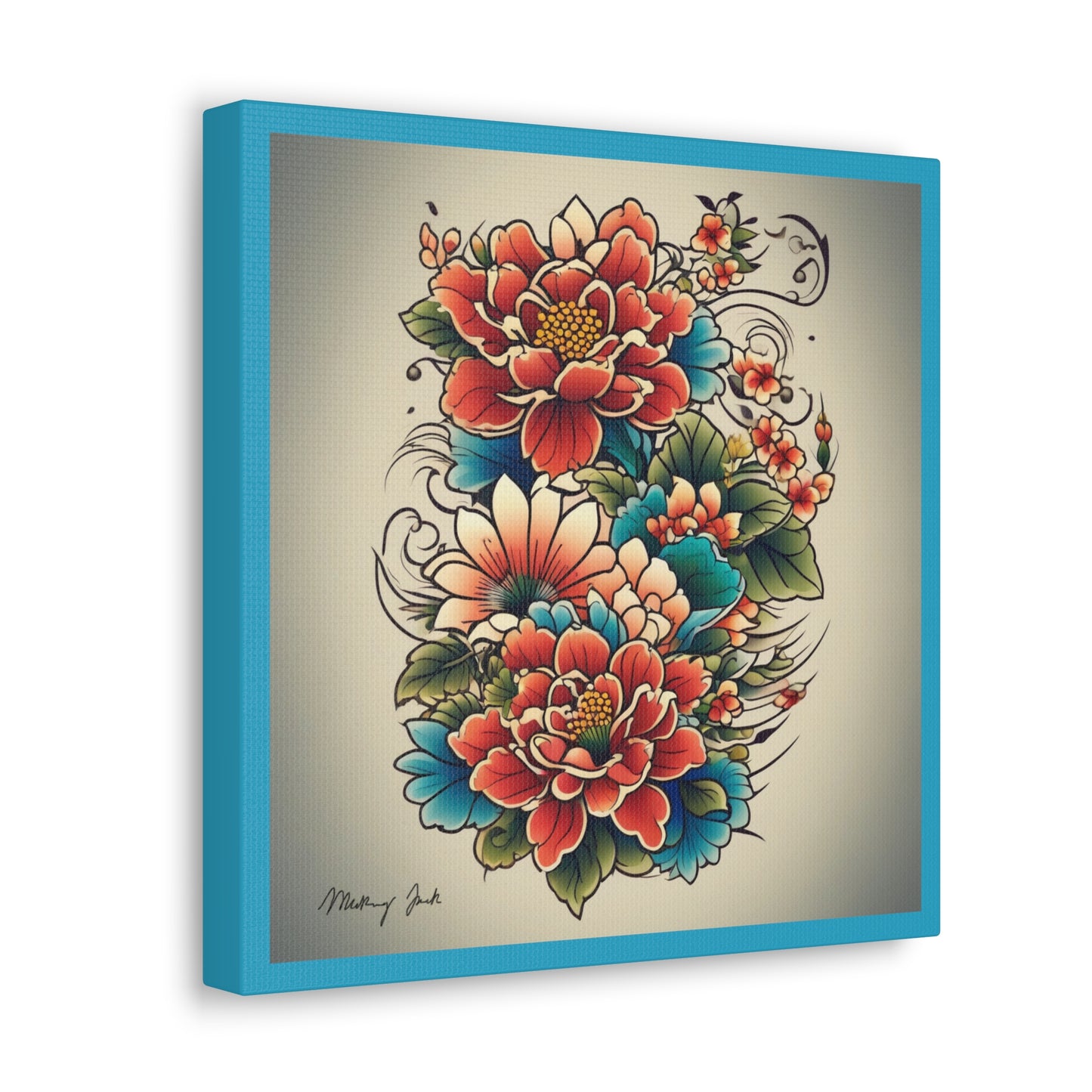 Floral Arrangement Canvas Gallery Wraps