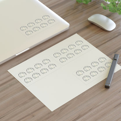 Merry Christmas & Happy New Year Stickers (32 stickers per 11x8.5 size sheet)