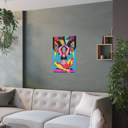 Yoga Future Satin Poster (210gsm)