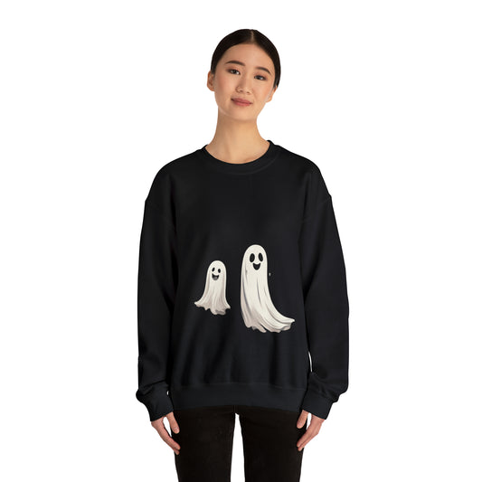 Halloween Playful Ghost Unisex Heavy Blend™ Crewneck Sweatshirt