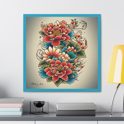 Floral Arrangement Canvas Gallery Wraps