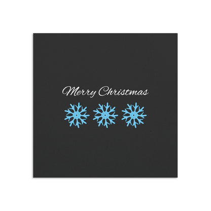 Cross Bead Bracelet Blue Snowflake