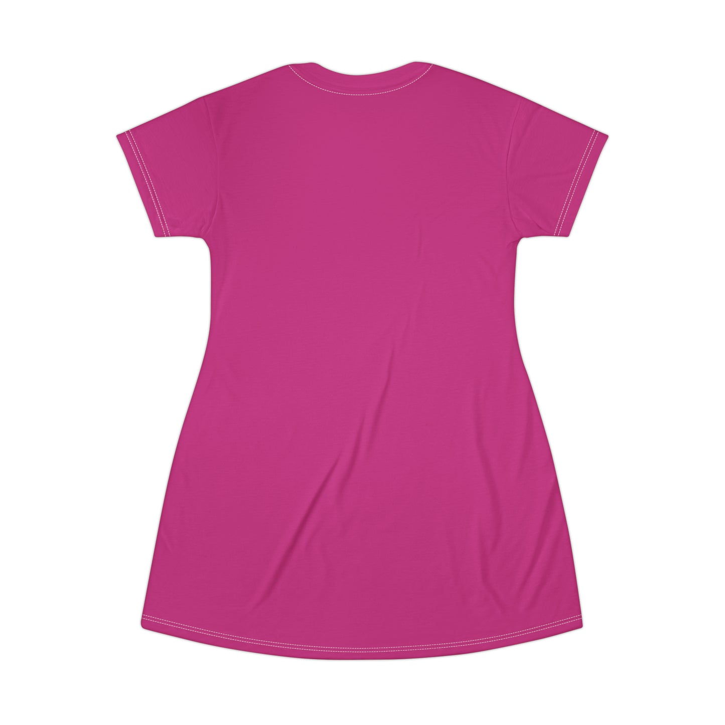Galaxy T-Shirt Dress (AOP) pink