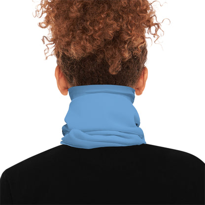 Christmas Tree Light Blue Midweight Neck Gaiter