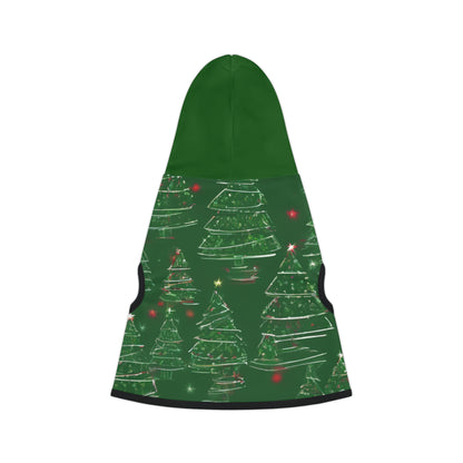 Christmas Tree Green Hood Pet Hoodie