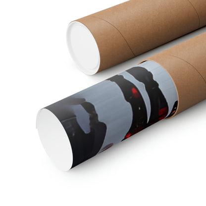 High Street into the Future Matte Vertical Posters