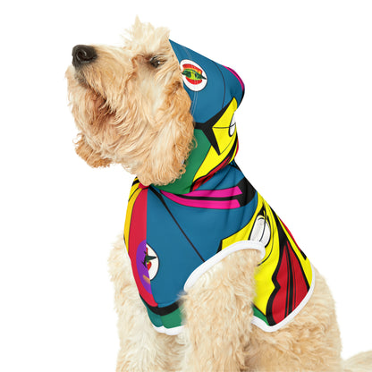 Pet Hoodie multi coloured design