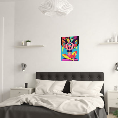 Yoga Future Satin Poster (210gsm)