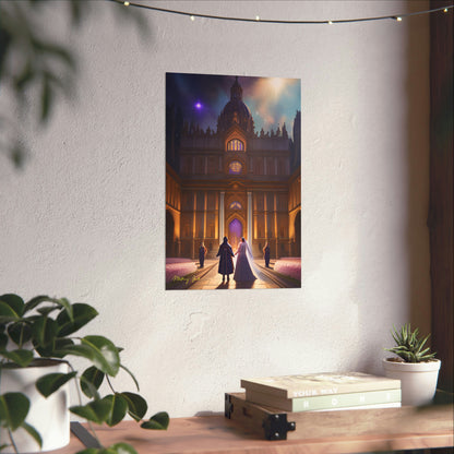 College Wedding Matte Vertical Posters