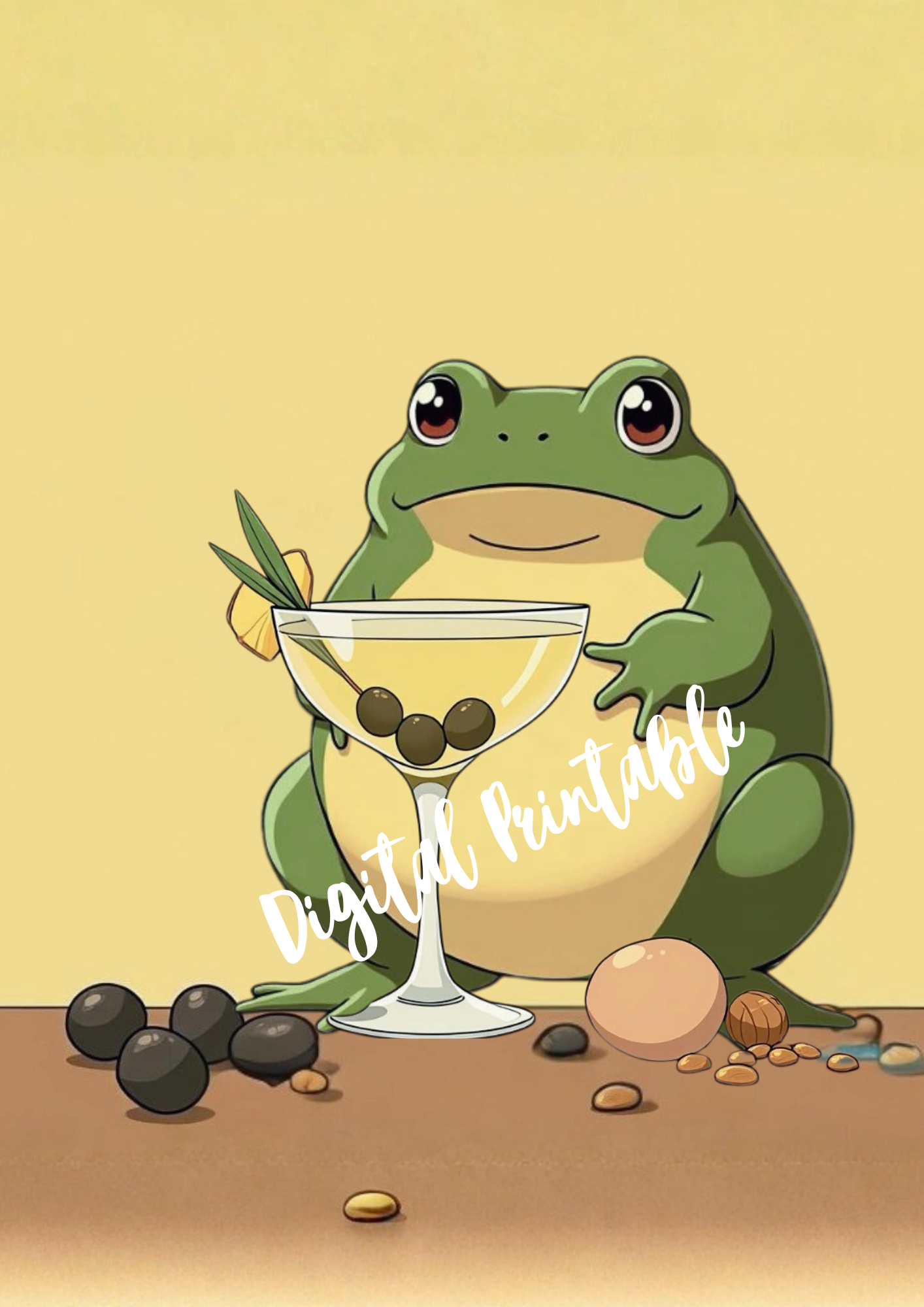 Frog Martini Style