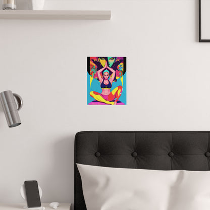 Yoga Future Satin Poster (210gsm)