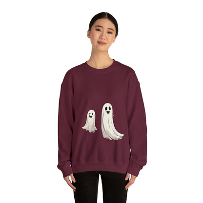 Halloween Playful Ghost Unisex Heavy Blend™ Crewneck Sweatshirt