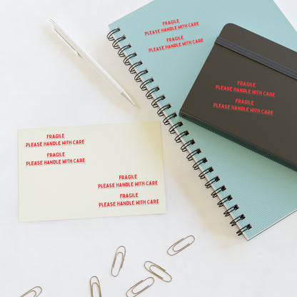Fragile Sticker Sheets (8 stickers per 11x8.5 sheet)